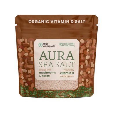 Feel complete Aura organic Celtic sea salt infused with mushroom and herbs Vitamin D 