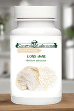 Load image into Gallery viewer, Cotswold Mushrooms Lions Mane mycelium 60x500mg capsules