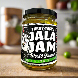 Tubby Tom’s Jalapeño chilli jam 300ml jar