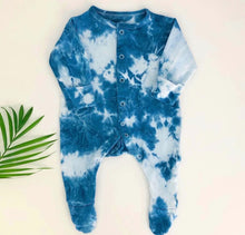 Load image into Gallery viewer, KJS Studio hand dyed baby grow