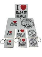 Load image into Gallery viewer, Made in Stroud logo key ring