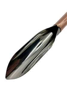 Hierloom Trowels 16 inch Long handled trowel with leather strap