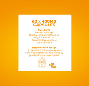 Cotswold Mushrooms Cordyceps 60 capsules