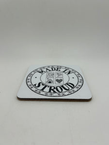 “Made in Stroud” logo coaster