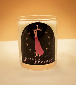 Desert Queen "Silver Springs" eucalyptus and pine essential oil scented candle