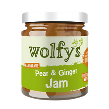 Load image into Gallery viewer, Wolfys Pear &amp; Ginger Jam 227g 