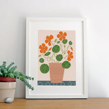 Load image into Gallery viewer, Stephanie Cole Design Naturtium A4 print