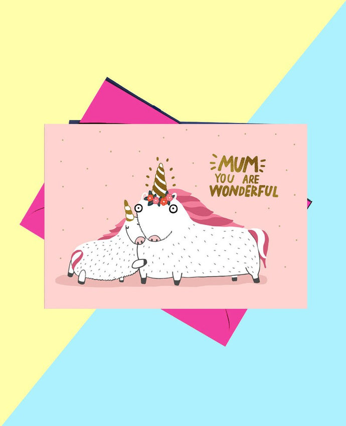 Forever Funny “Mum you are wonderful!” greetings card (Anastassia)