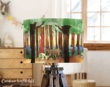 Load image into Gallery viewer, Ceridwen Hazelchild Design Red Ridinghood lampshade